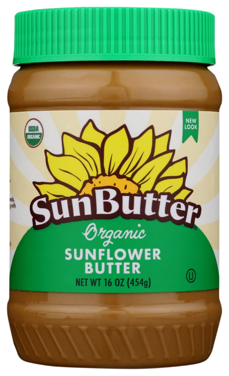 Looking for pure goodness in an organic peanut butter replacement? SunButter Organic is made from roasted sunflower seeds and contains no hydrogenated oil or added sugars and salts.
Because SunButter Organic is an all natural sunflower spread, separation may occur. Be sure to stir thoroughly.