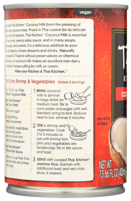THAI KITCHEN: Coconut Milk Unsweetened, 14 oz
