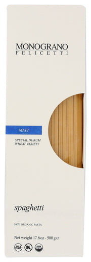 MONOGRANO FELICETTI: Matt Spaghetti Pasta, 17.6 oz