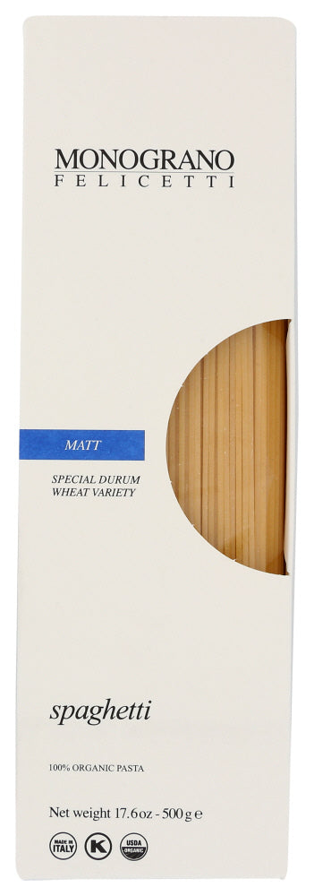 MONOGRANO FELICETTI: Matt Spaghetti Pasta, 17.6 oz