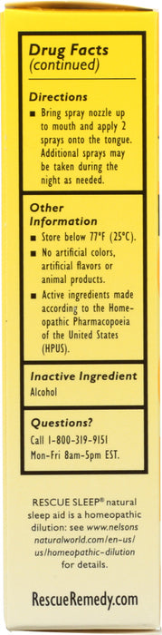 BACH: Original Flower Remedies Rescue Remedy Sleep Spray, 0.7 oz