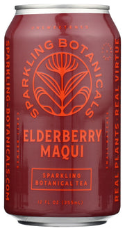 RISHI TEA: Beverage Sparkling Elderberry Maqui, 12 fo
