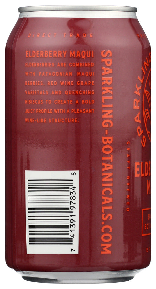 RISHI TEA: Beverage Sparkling Elderberry Maqui, 12 fo