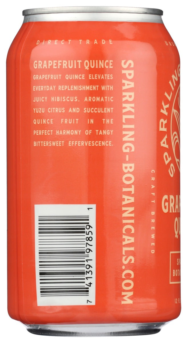 RISHI TEA: Beverage Sparkling Grapefruit Quince, 12 fo