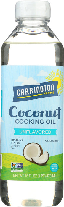 Carrington Farms Liquid Coconut Cooking Oil is the first of its kind!