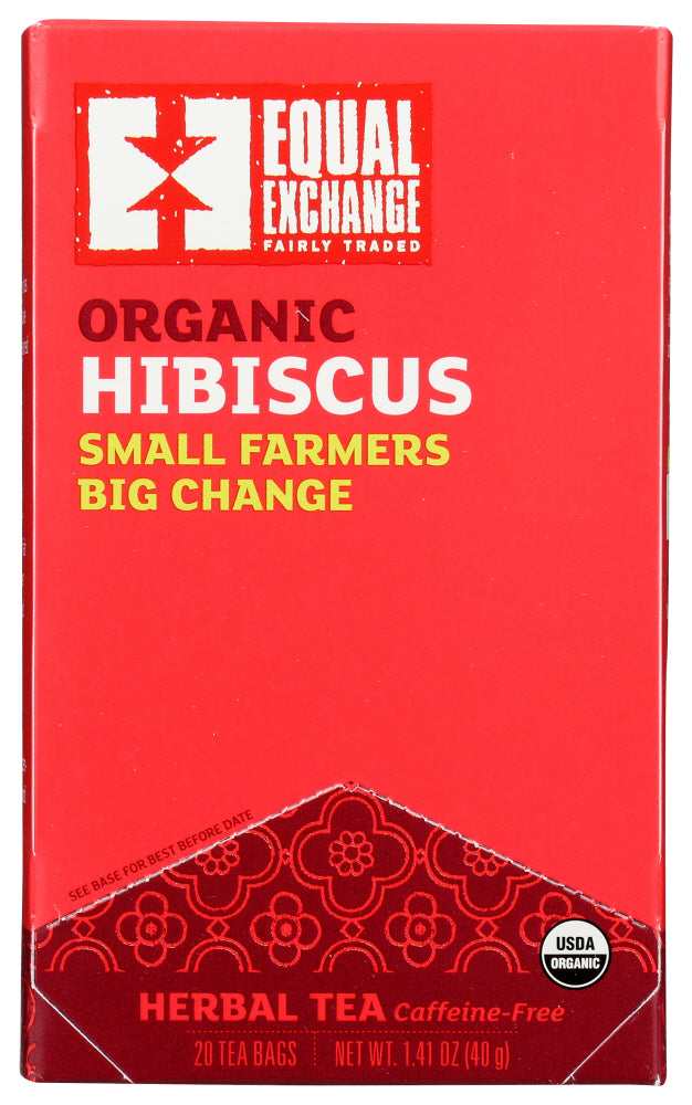 EQUAL EXCHANGE: Organic Hibiscus, 20 bg - No Brand For Less