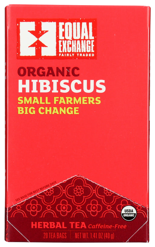 EQUAL EXCHANGE: Organic Hibiscus, 20 bg - No Brand For Less