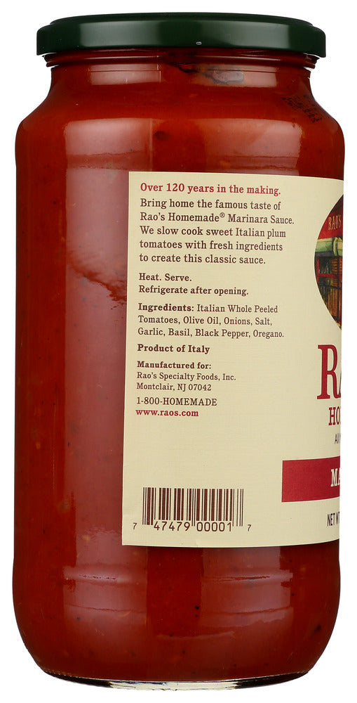 RAO'S HOMEMADE: Marinara Sauce, 32 oz
