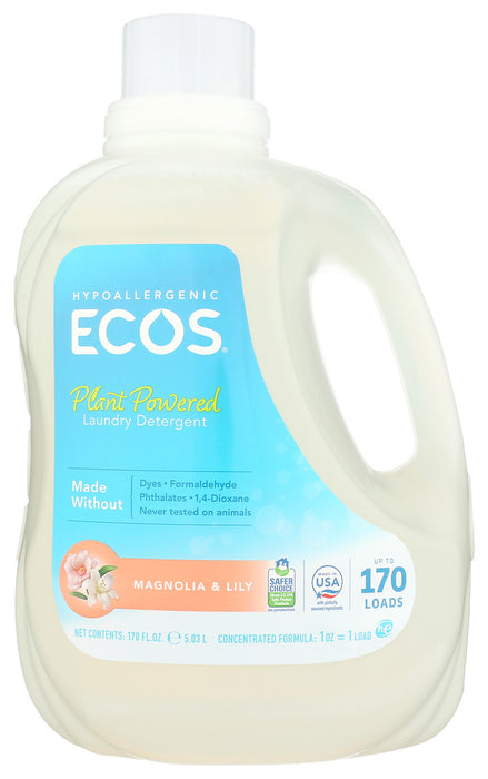 EARTH FRIENDLY: Hypoallergenic Laundry Detergent Magnolia and Lily, 170 oz
