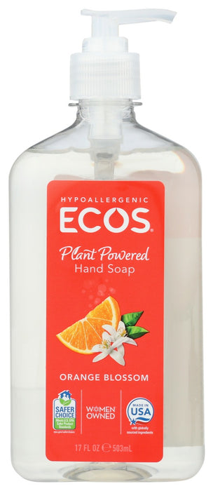 EARTH FRIENDLY: Hypoallergenic Hand Soap Orange Blossom, 17 oz