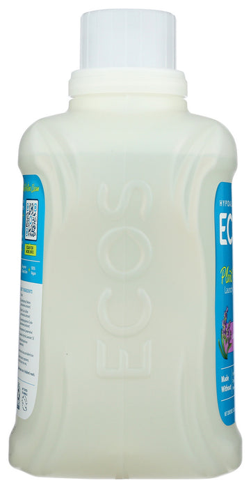 EARTH FRIENDLY: Ecos 2x Ultra Liquid Laundry Detergent Lavender, 100 oz