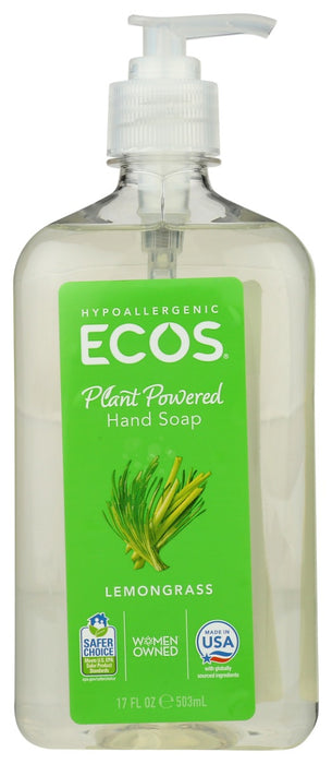 EARTH FRIENDLY: Hand Soap Lemongrass, 17 oz