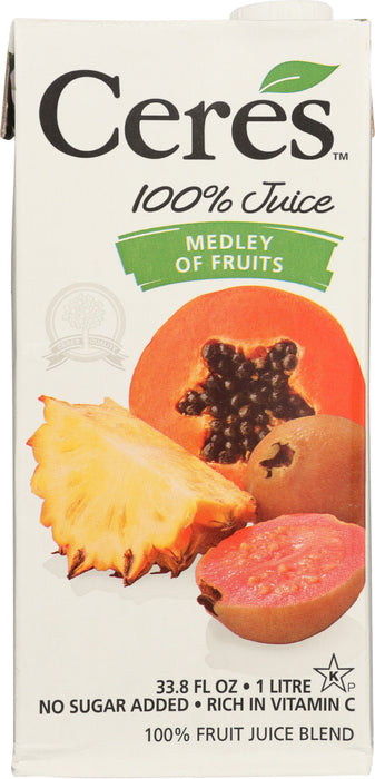 CERES: Fruit Medley Juice, 33.8 fo