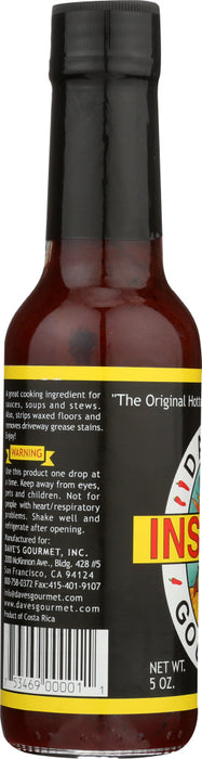 DAVE'S GOURMET: Insanity Hot Sauce, 5 oz