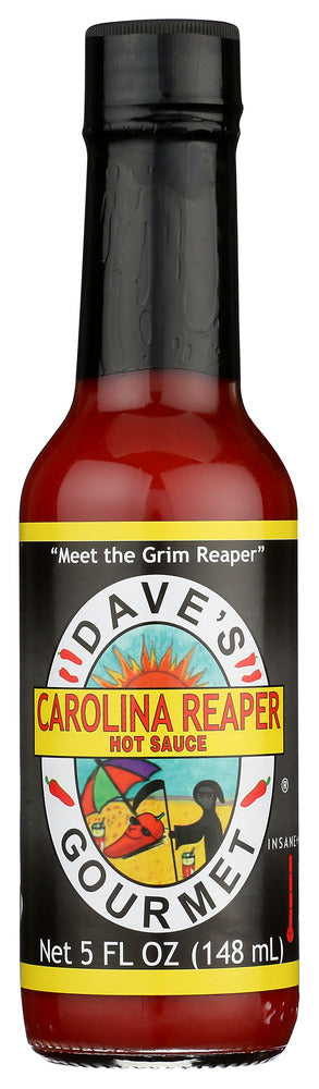 DAVES GOURMET: Carolina Reaper Hot Sauce, 5 oz - No Brand For Less