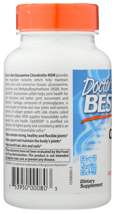 DOCTORS BEST: Glucosamine Chondroitin, 120 CP