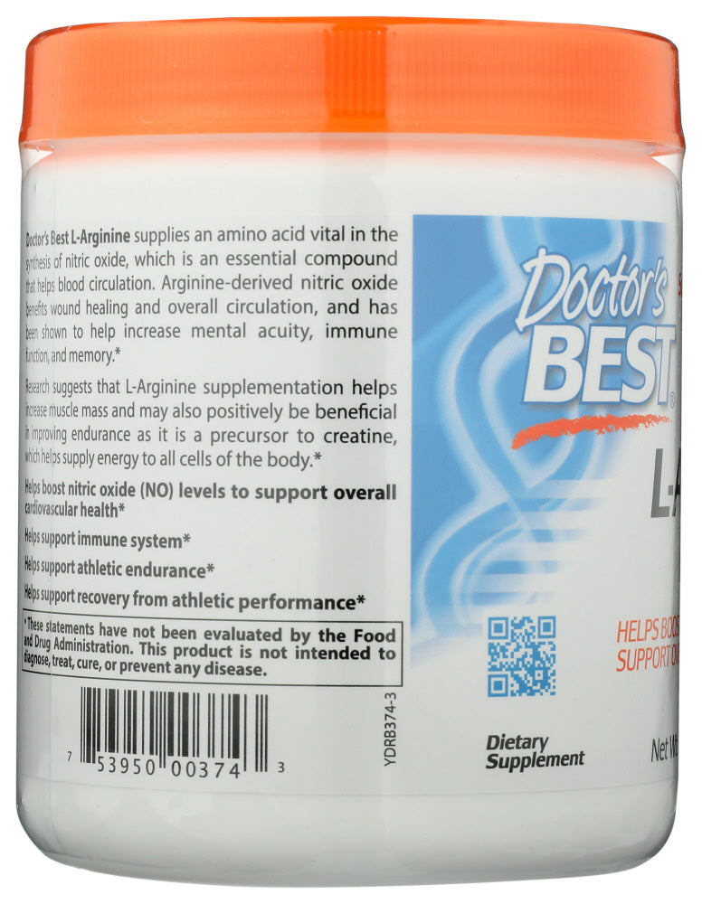 DOCTORS BEST: L Arginine Powder, 300 GM