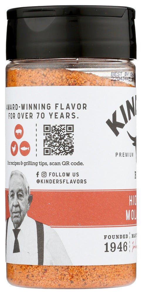KINDERS: Rub Hickory Molasses, 5 OZ
