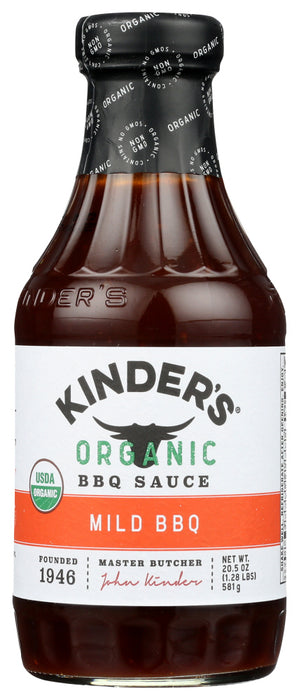 KINDERS: Organic Mild BBQ Sauce, 20.5 oz