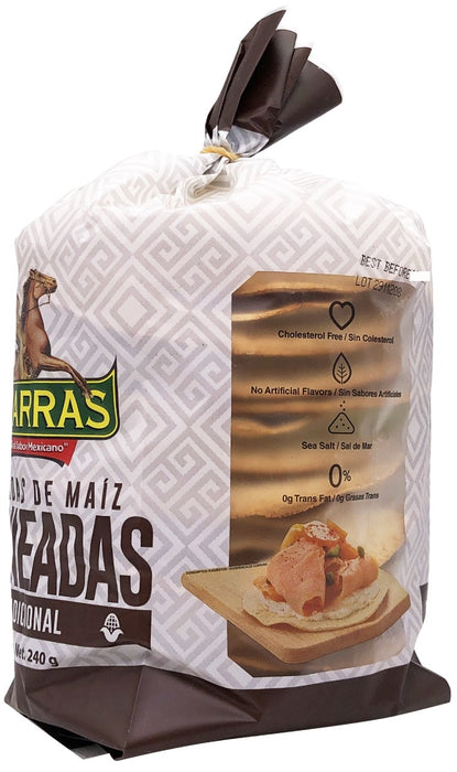 CHARRAS: Tostada Baked Natural, 8.5 oz