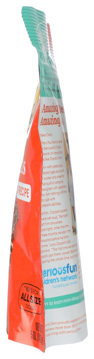 NEWMANS OWN: Dog Treat Beef Jerky Beef Sweet Potato, 5 oz