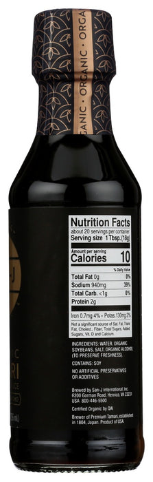 SAN-J: Organic Wheat Free Tamari Soy Sauce, 10 fo