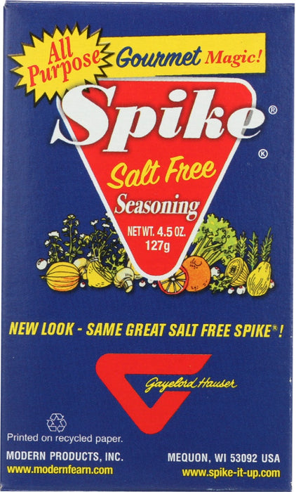 SPIKE: Seasoning Salt Free, 4.5 oz
