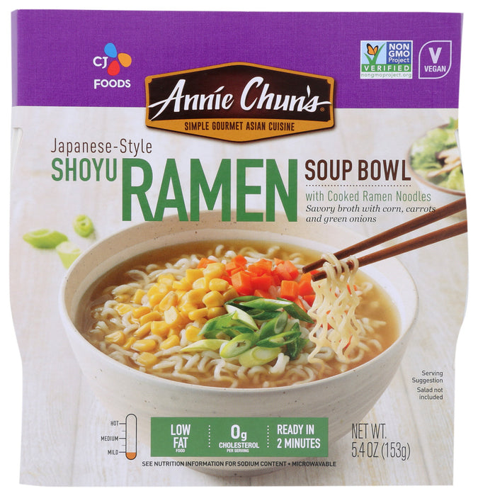 ANNIE CHUNS: Soup Bowl Shoyu Ramen, 5.4 oz