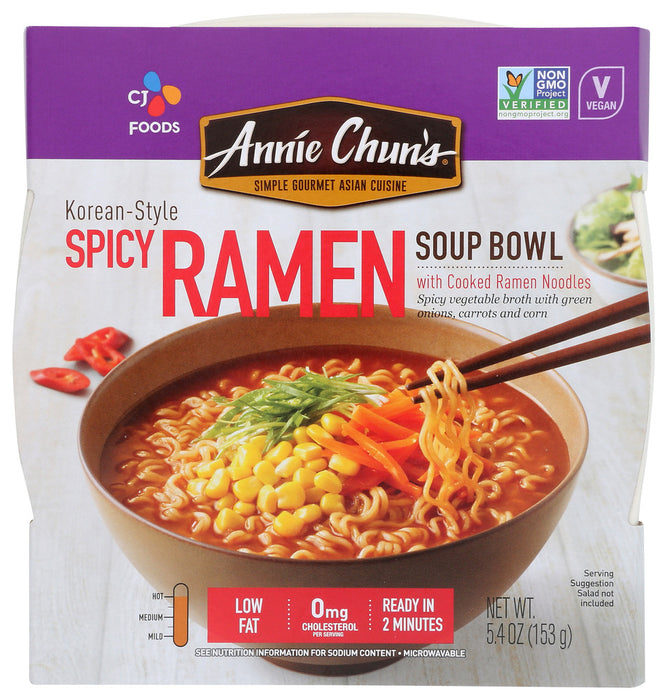 ANNIE CHUNS: Ramen Spicy Korean, 5.4 OZ