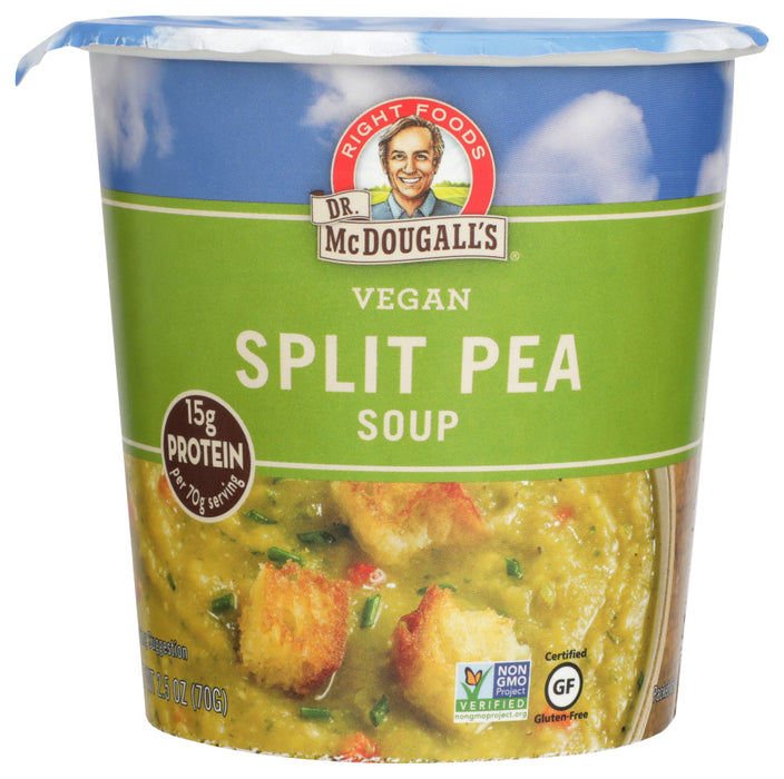 If you like the taste of rich, thick homemade Split Pea soup, you've got to try ours. We've added green pea halves and warming spices to make it all the more hearty and satisfying. With 7g of fiber and 7g of plant-based protein per serving, this soup is the most delicious way to make your body sing.