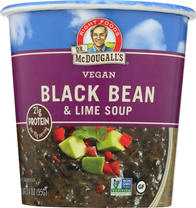 This versatile gluten free Western soup is one of our very favorites. Seasoned with cilantro, chili, and fresh spices, this soup is one that you just can't put down! Paired with fresh salsa or on its own, the 12g of fiber and 9g of plant-based protein per serving in this soup will keep you powered up throughout your day.