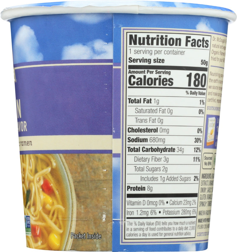 DR MCDOUGALL'S: Ramen Soup Vegan Chicken, 1.8 oz