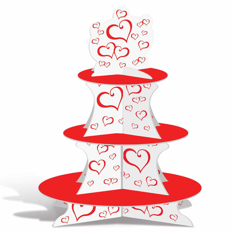Valentine Cupcake Stand – 16" – (1/Pkg)
