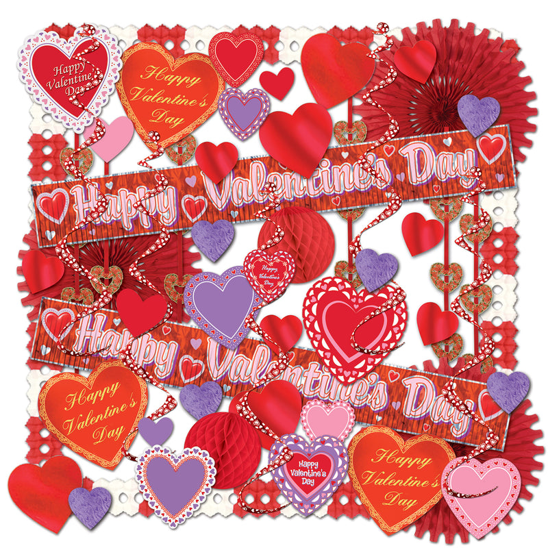 Valentine Decorating Kit by Beistle for Valentines Seasonal