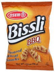 OSEM: Bissli Bbq Wheat Snack, 2.5 oz