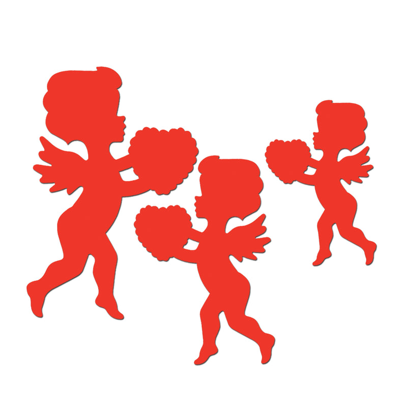Pkgd Printed Cupid Cutouts – Asstd – (6/Pkg)