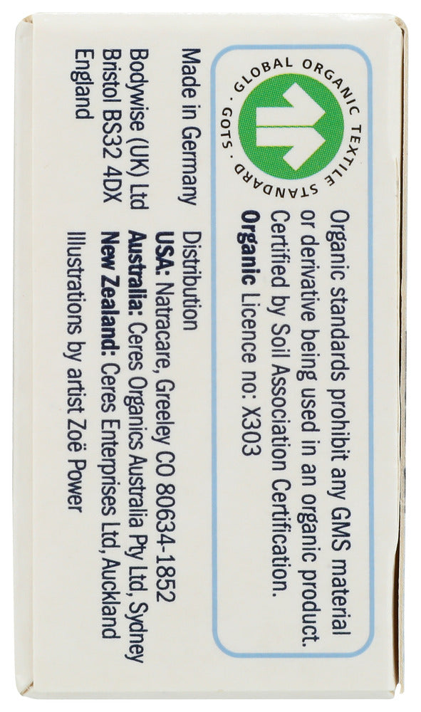 NATRACARE: Organic Cotton Tampons Regular without Applicator, 20 Tampons