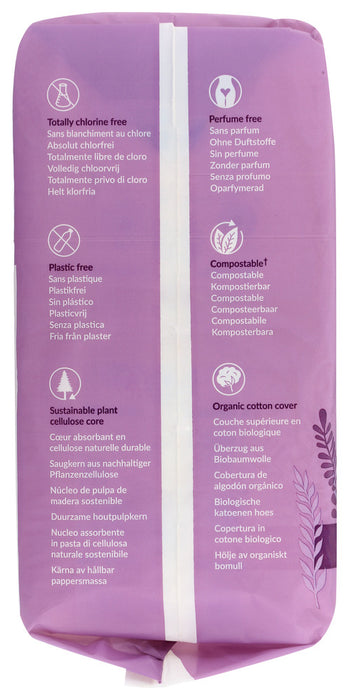 NATRACARE: Organic & Natural Maxi Pads Night Time, 10 pc
