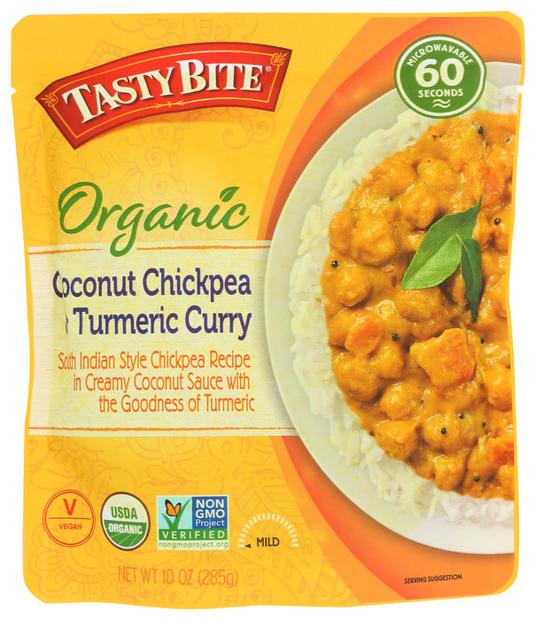 TASTY BITE: Curry Turmeric Chickpea, 10 OZ