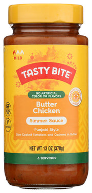 TASTY BITE: Butter Chicken Simmer Sauce, 13 oz