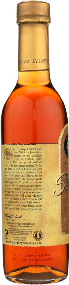 NAPA VALLEY NATURALS: Sherry Vinegar 15 Stars, 12.7 oz
