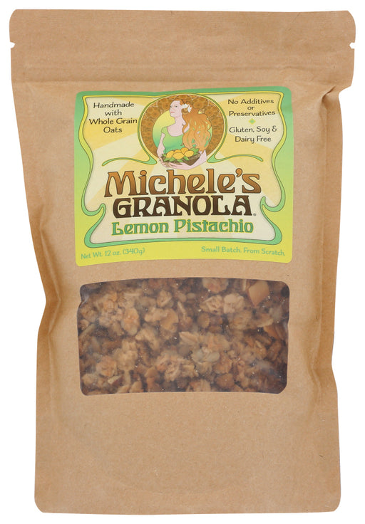 MICHELES GRANOLA: Pistachio Lemon, 12 OZ