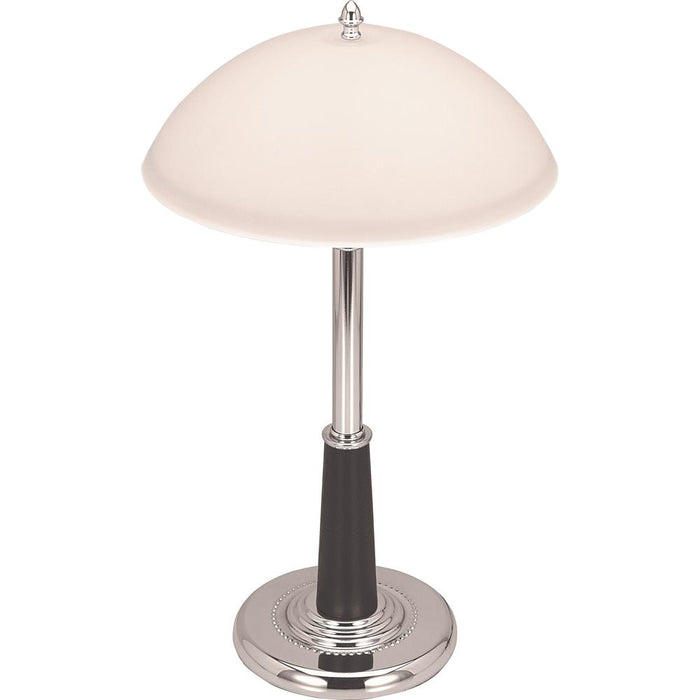 Lorell 24" 10-watt Contemporary Desk Lamp - 24" Height - 7.8" Width - 2 x 10 W CFL Bulb - Chrome - Desk Mountable - Chrome - for Desk, Table