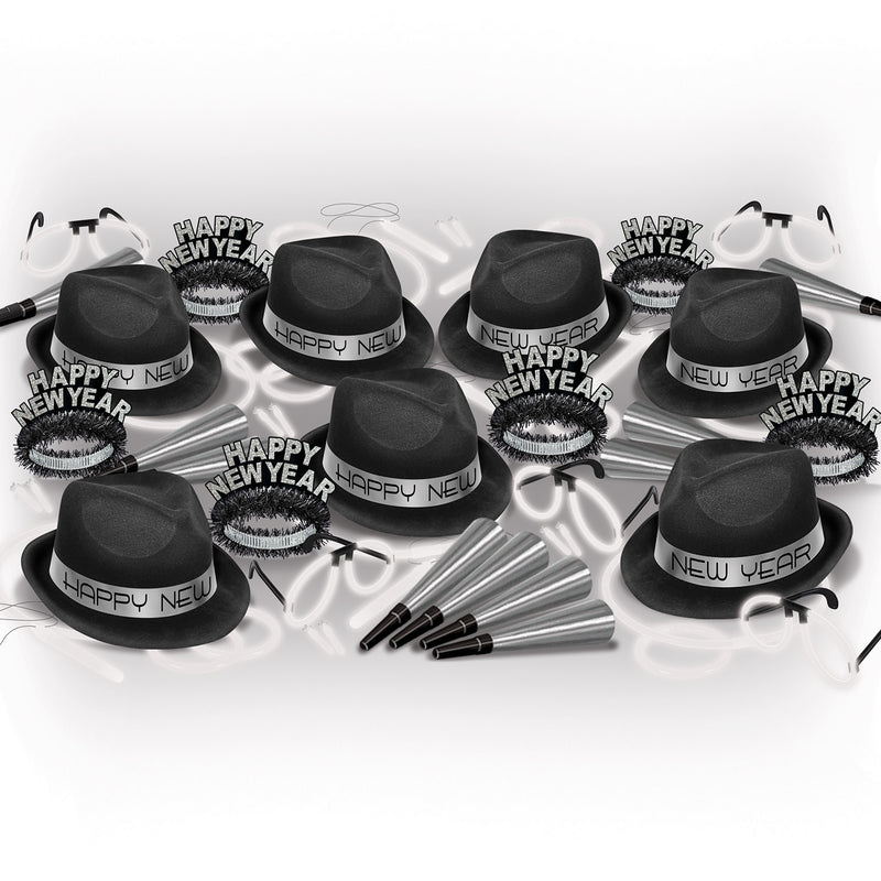 Silver Glow Assortment for 50 by Beistle for New Years 50 Person Assortments