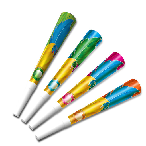 Rio Horns – 9" by Beistle for New Years Foil Horns