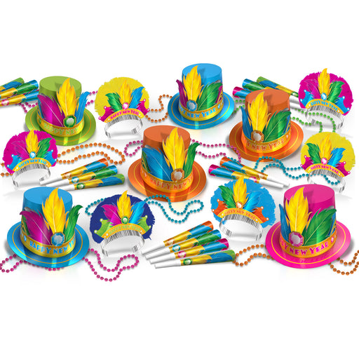 Rio Asst for 50 by Beistle for New Years 50 Person Assortments