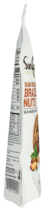 SUNFOOD SUPERFOODS: Organic Brazil Nuts, 8 oz