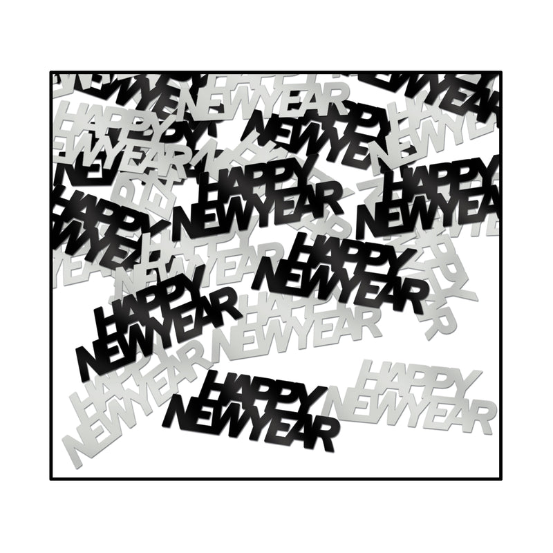Happy New Year Fanci-Fetti – (½ Oz/Pkg) by Beistle for New Years Fanci-Fetti