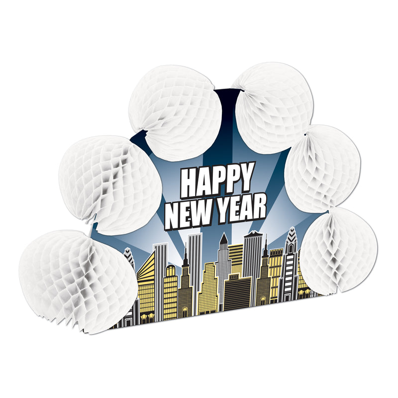Happy New Year Pop-Over Centerpiece – 10" – (1/Pkg) by Beistle for New Years Tissue
