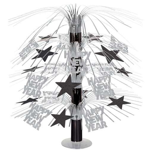Happy New Year Cascade Centerpiece – 18" – (1/Pkg) by Beistle for New Years Icon Cascades